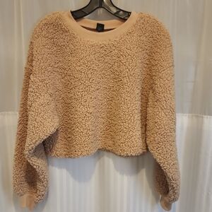 Wild Fable Tan Sherpa Sweater